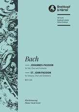 St. John Passion, BWV 245 SATB Vocal Score cover